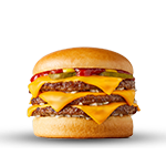 Treble Whopper Burger 