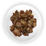 Portion Of Doner Meat Kebab 